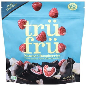 Trufru Wht/Drk Choc Rasp 6/8 OZ [UNFI  #2507630]