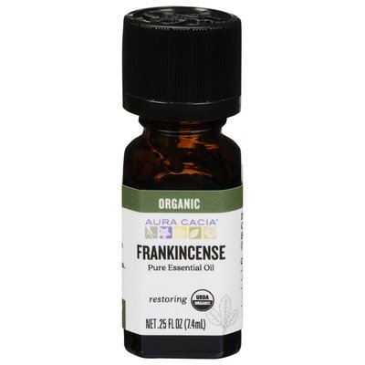 Aura Cacia Pure Essential Oil Organic Frankincense Restoring 1/.25 OZ [UNFI #2043081] T