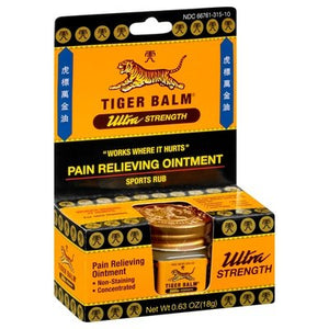Tiger Balm Pain Relieving Ointment Ultra Strength Sports Rub 6/18 Gr [UNFI #0876615] T
