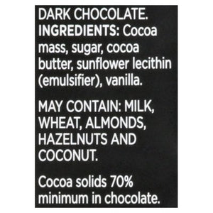 Divine Chocolate Dark Chocolate 70% Cocoa 12/3 OZ [UNFI #2398394] [ebt] T