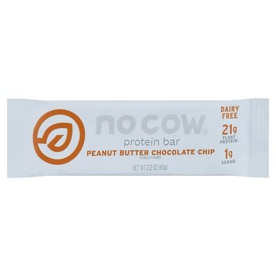 No Cow Protein Bar Peanut Butter Chocolate Chip 12/2.12OZ [UNFI #1769637] [ebt]