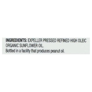 Spectrum Naturals Sunflower Oil Organic 12/32 OZ [UNFI #540294] [ebt]