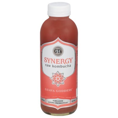 Gts Raw Kombucha Guava Goddess 12/16 OZ [UNFI #2273514] [ebt] T