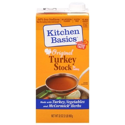 Kitchen Basics Stock Turkey Original 12/32 OZ [UNFI #484048] [ebt]