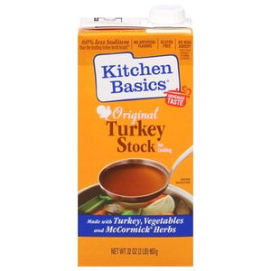 Kitchen Basics Stock Turkey Original 12/32 OZ [UNFI #484048] [ebt]