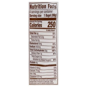 C.B Gf Plain Bagels 6/14 OZ [UNFI  #1730530]