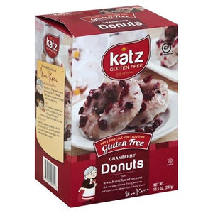 Katz Gluten Free Donuts Cranberry 6/10.5 OZ [UNFI  #2162717]