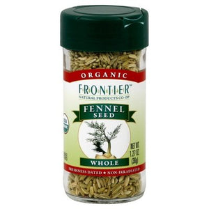 Frontier Nat Prod Co-Op Fennel Seed Whole 1.28 OZ [UNFI #0972687] [ebt]