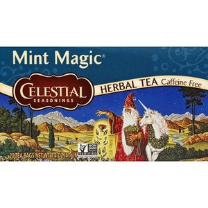 Celestial Seasonings Herbal Tea Caffeine Free Mint Magic 6/20 BAG [UNFI #630657] [ebt]