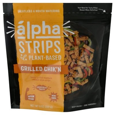 Alphfd Chkn Strp 100Plnt 12/8 OZ [UNFI  #2523686]