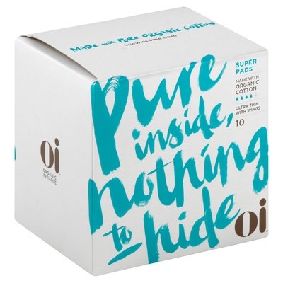 Organic Initiative Corp Super Ultra Thin Pads w/Wings 10 CT [UNFI #2604841] T