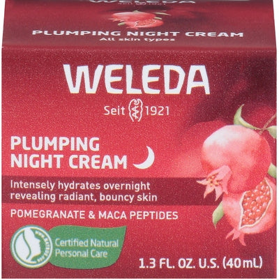 Weleda Night Cream Plumping Pomegranate & Maca Peptides 1/1.3 oz [UNFI-CARLISLE #3031572] T