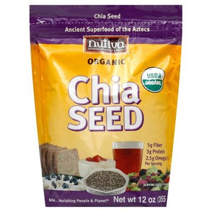 Nutiva Chia Seed 6/12 OZ [UNFI #1159086] [ebt]