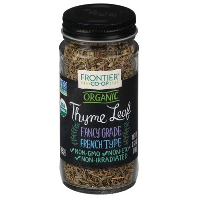 Frontier Nat Prod Co-Op Thyme Leaf Organic French Type Fancy Grade 0.8 OZ [UNFI #0633644] [ebt]