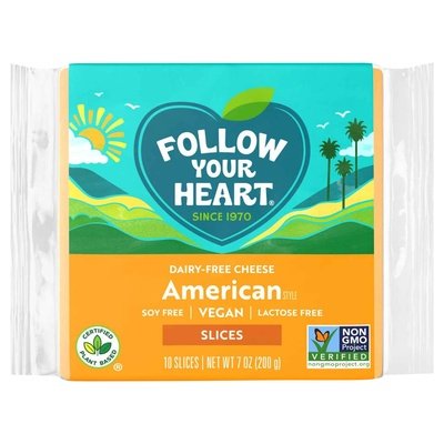 Follow Your Heart Cheese Dairy Free American Style Slices 12/7 OZ [UNFI #3041779] [ebt]