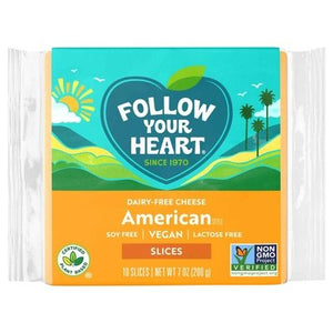 Follow Your Heart Cheese Dairy Free American Style Slices 12/7 OZ [UNFI #3041779] [ebt]