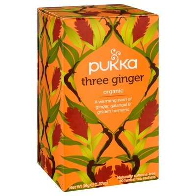 Pukka Herbal Tea Organic Three Ginger Sachets 4/20 BAG [UNFI #2988954] [ebt]