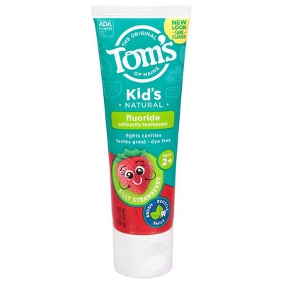 Toms Of Maine Toothpaste Natural Kids Silly Strawberry 6/5.1 OZ [UNFI #2555456] T