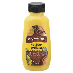 Organicville Yellow Mustard 12/12 OZ [UNFI #0397810] [ebt]