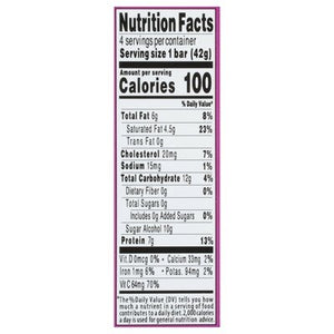 Clio Yogurt Bars Greek Zero Sugar Mixed Berry 4 Pack 6/4/1.48 Z [UNFI #3033891] [ebt]