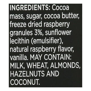 Divine Chocolate Dark Chocolate With Raspberries 12/3 OZ [UNFI #2398477] [ebt] T