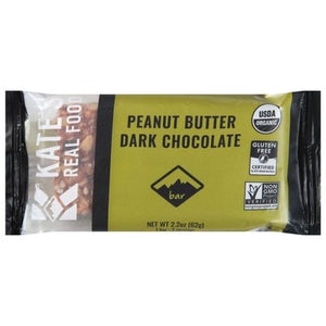 Kates Real Food Bar Peanut Butter Dark Chocolate 12/2.2 OZ [UNFI #2337962] [ebt]
