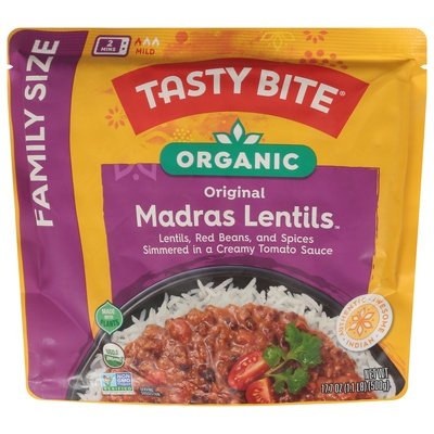 Tasty Bite Madras Lentils Original Organic 6/17.7 OZ [UNFI #2948487] [ebt]