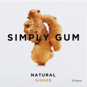 Simply Gum Gum Natural Ginger 12/15 CT [UNFI #1767680] [ebt] T