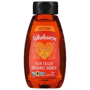 Wholesome Honey Organic 6/16 OZ [UNFI #481507] [ebt] T