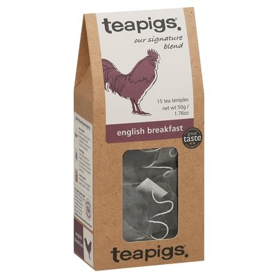 Teapigs Black Tea English Breakfast Tea Temple 6/15 CT [UNFI #1886183] [ebt]