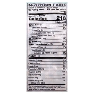 Tinkyada Brown Rice Pasta Organic Elbow 12/12 OZ [UNFI #305250] [ebt]