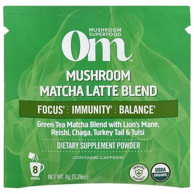 Om Matcha Latte Blend Mushroom 10/.21 OZ [UNFI #2552388] T