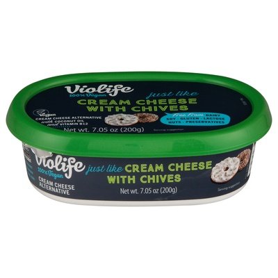 Violife Cream Cheese With Chives 8/7.05 OZ [UNFI #2892248] [ebt]