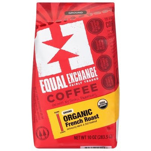 Equal Exchange Coffee Organic Ground Dark French Roast 6/10 OZ [UNFI #519538] [ebt]