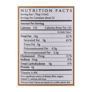 Ancient Organics Ghee 6/16 OZ [UNFI #2023521] [ebt]