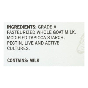 Redwood Hill Farm Yogurt Goat Milk Plain 6/32 OZ [UNFI #0623181] [ebt]