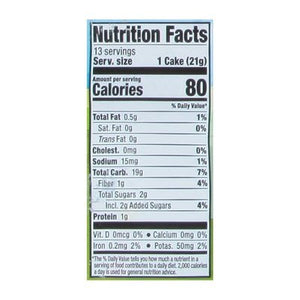 Lundberg Family Farms Rice Cakes Organic Whole Grain Honey Nut Sweet & Nutty 6/9.6 OZ [UNFI #2515385] [ebt]