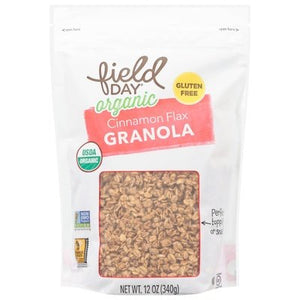 Field Day Granola Organic Cinnamon Flax 6/12 OZ [UNFI #1854470] [ebt]