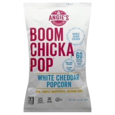 Angies Popcorn White Cheddar 12/4.5 OZ [UNFI #1419241] [ebt]