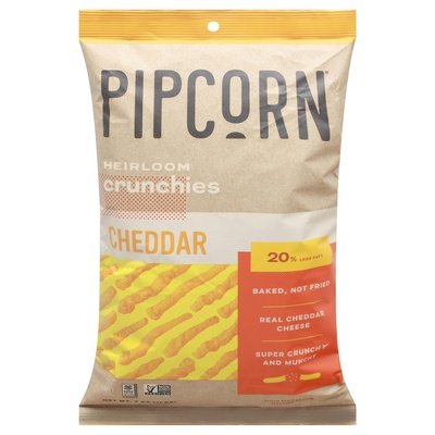 Pipcorn Crunchies Heirloom Cheddar 12/7 OZ [UNFI #2630598] [ebt]