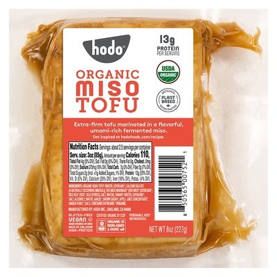 Hodo Foods Tofu Organic Miso 6/8 OZ [UNFI #3009883] [ebt]