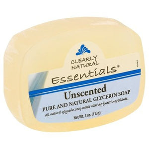 Clearly Natural Soap Glycerin Unscented 4 OZ [UNFI #0216788] T