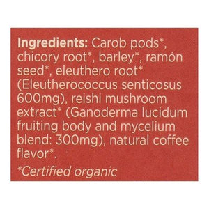 Teeccino Herbal Tea Mushroom Reishi Eleuthero French Roast Tea Bags 6/10 BAG [UNFI #2658557] [ebt]