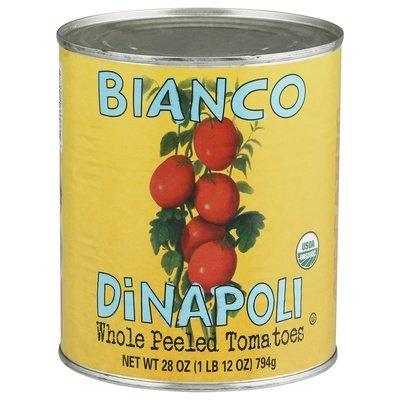 Bianco Dinapoli Peeled Tomatoes Whole 12/28 OZ [UNFI #2639680] [ebt]