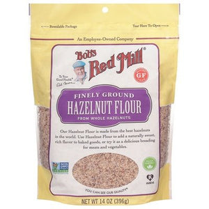 Bobs Red Mill Flour Hazelnut Finely Ground 4/14 OZ [UNFI #2163988] [ebt]