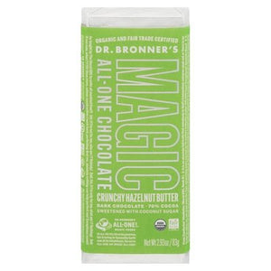 Dr Bronners Dark Chocolate Crunchy Hazelnut Butter 70% Cocoa 12/2.93 Z [UNFI #2724128] [ebt] T