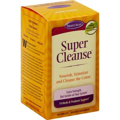 Natures Secret Super Cleanse Tablets 100 Cap [UNFI #0944827] T