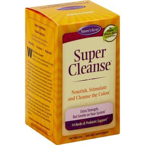 Natures Secret Super Cleanse Tablets 100 Cap [UNFI #0944827] T