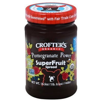 Crofters Spread Organic Pomegranate Power 6/16.5 OZ [UNFI #2439719] [ebt]