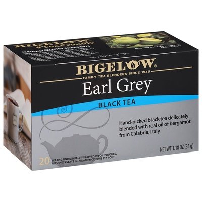 Bigelow Black Tea Earl Grey Tea Bags 6/20 Bag [UNFI #0190330] [ebt]